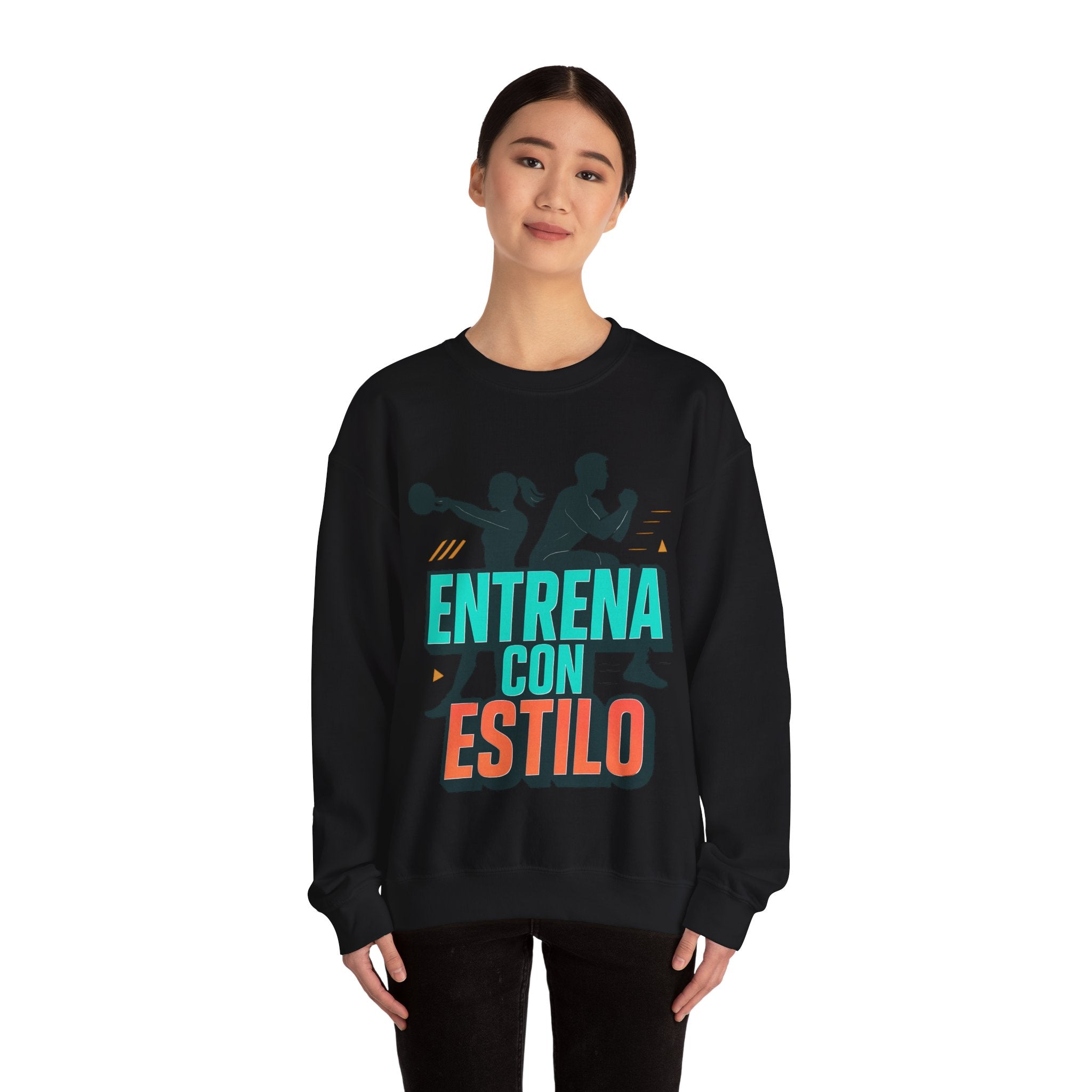 Unisex Heavy Blend™ Crewneck Sweatshirt entrena con estilo