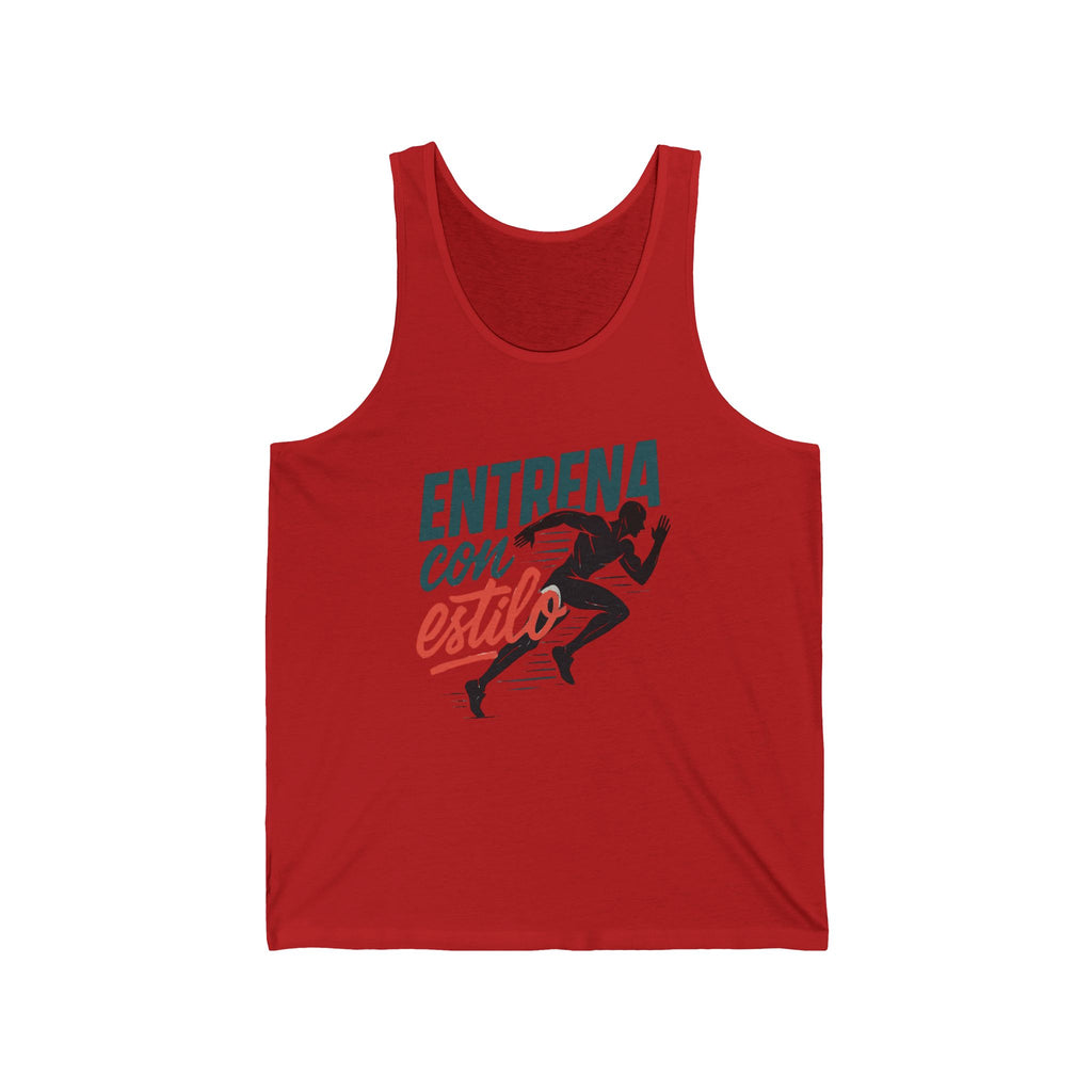 Unisex Jersey Tank entrena con estilo