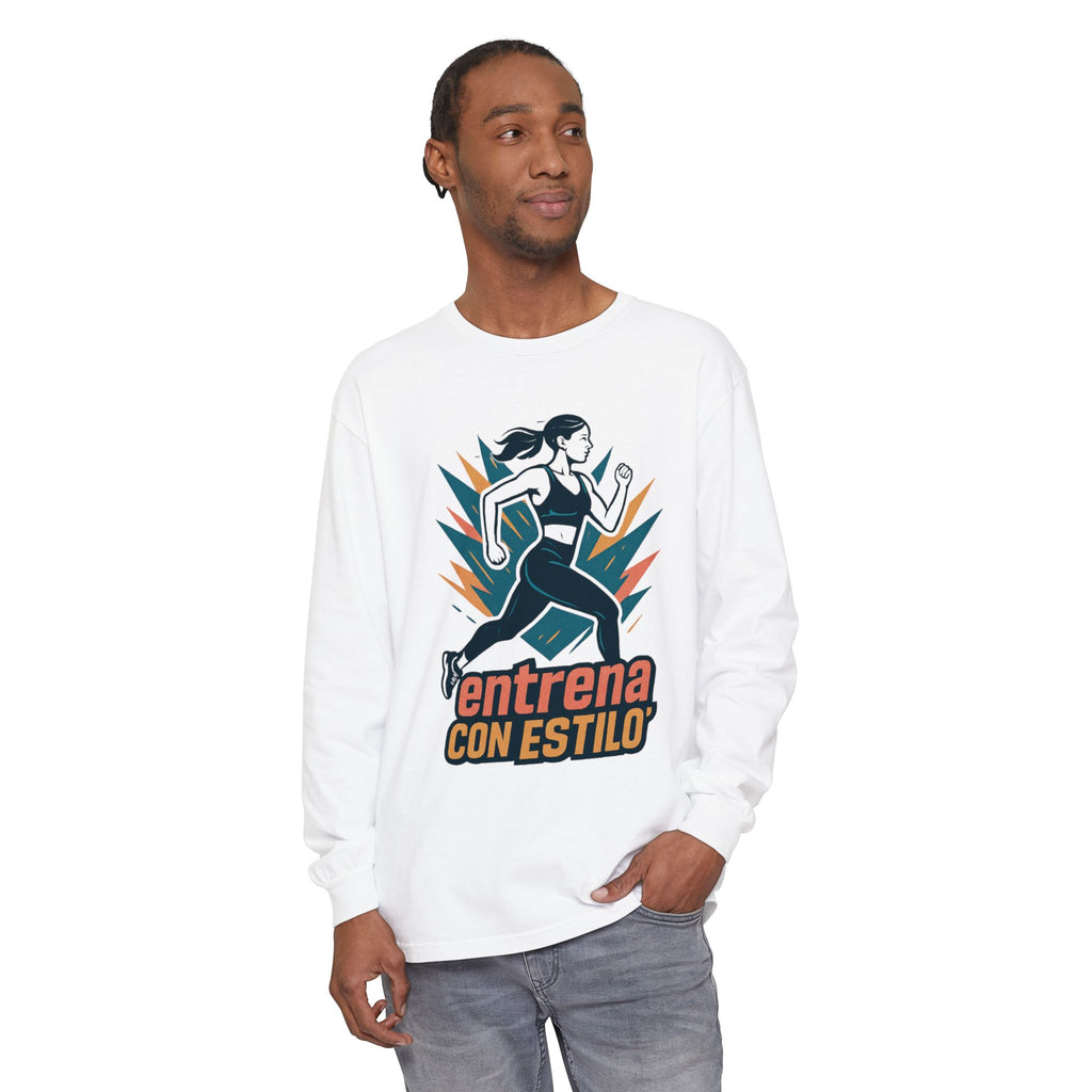 Unisex Garment-dyed Long Sleeve T-Shirt