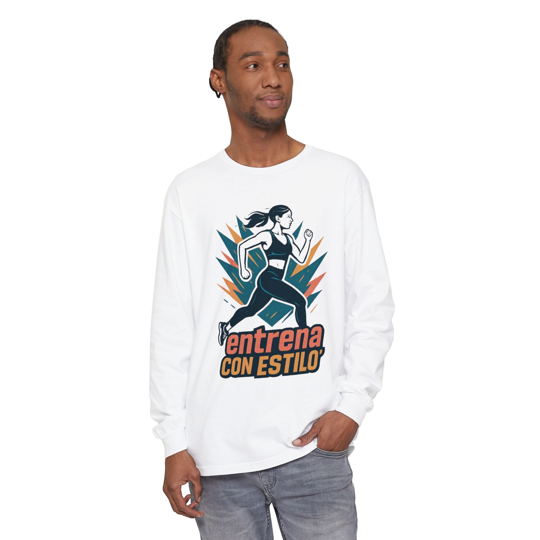 Unisex Garment-dyed Long Sleeve T-Shirt